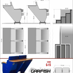 Si Mignon GARFISH Series G-15 Auditorium & Theater Seating