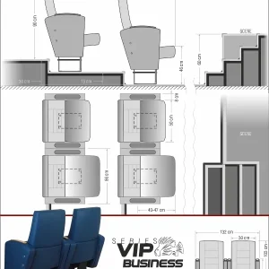 Si Mignon VIP BUSINESS Series A-17 Auditorium & Theater Seating