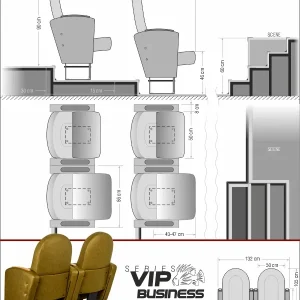 Si Mignon VIP BUSINESS Series A-18 Auditorium & Theater Seating