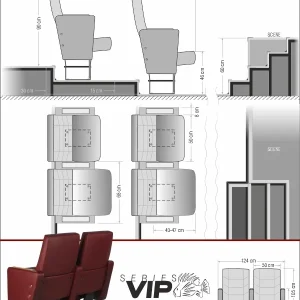 Si Mignon VIP Series Z-16 Auditorium & Theater Seating