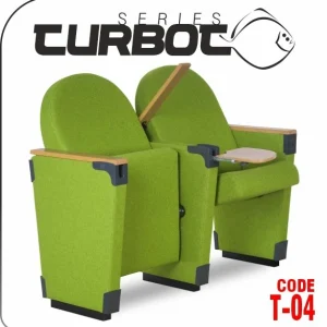 Si Mignon TURBOT Series T-04 Fixed Auditorium Seating With Tablet Arm