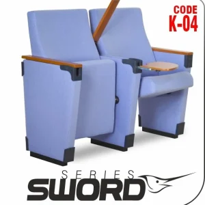Si Mignon SWORD Series K-04 Lecture hall & Conference chair with writing pad builtin arm