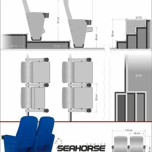 Si Mignon SEAHORSE Series H-09 Auditorium & Theater Seating