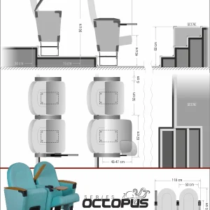 Si Mignon OCTOPUS Series O-04 Auditorium & Theater Seating