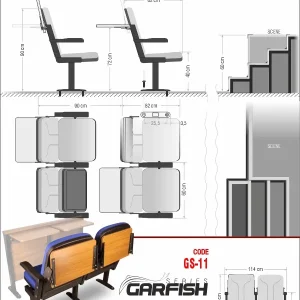 Si Mignon GARFISH Series GS-11 Auditorium & Theater Seating