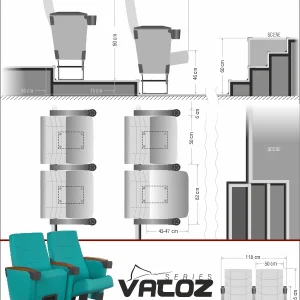 Si Mignon VATOZ Series V-05 Auditorium & Theater Seating
