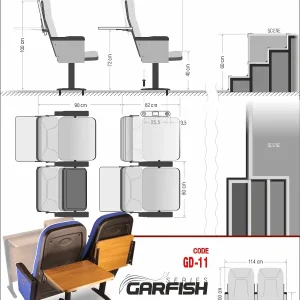 Si Mignon GARFISH Series GD-11 Auditorium & Theater Seating