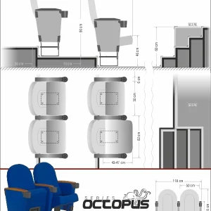 Si Mignon OCTOPUS Series O-05 Auditorium & Theater Seating