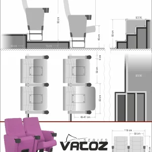 Si Mignon VATOZ Series V-09 Auditorium & Theater Seating