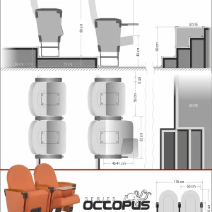 Si Mignon OCTOPUS Series O-07 Auditorium & Theater Seating