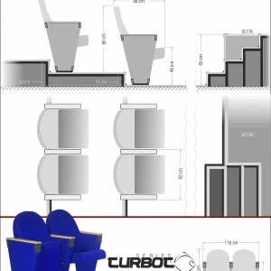 Si Mignon TURBOT Series T-02 Auditorium & Conference Chair