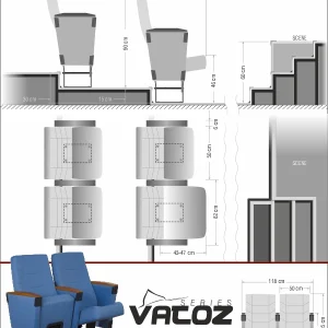 Si Mignon VATOZ Series V-02 Auditorium & Theater Seating