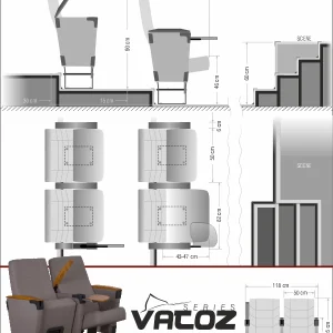 Si Mignon VATOZ Series V-04 Auditorium & Theater Seating