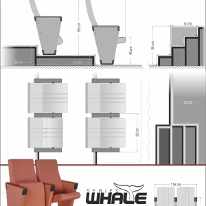 Si Mignon WHALE Series W-02 Auditorium & Theater Seating