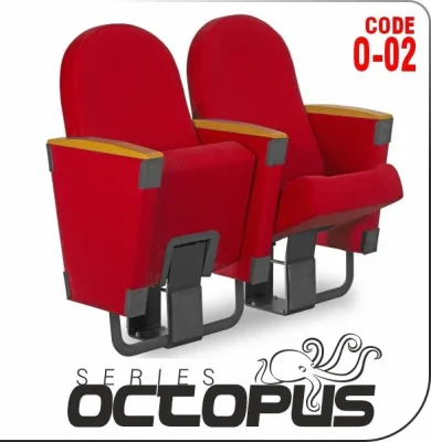 Si Mignon OCTOPUS Series O-02 Auditorium & Theater Seating - Fixed auditorium seating and folding theater chairs manufactured by Si Mignon Istanbul for global export.