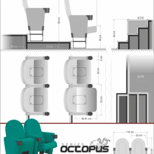 Si Mignon OCTOPUS Series O-09 Auditorium & Theater Seating