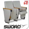 Si Mignon SWORD Series K-07 Auditorium chair with writing tablet arm - High-performance arena seating and commercial theater seats for sale from leading Turkish manufacturer.